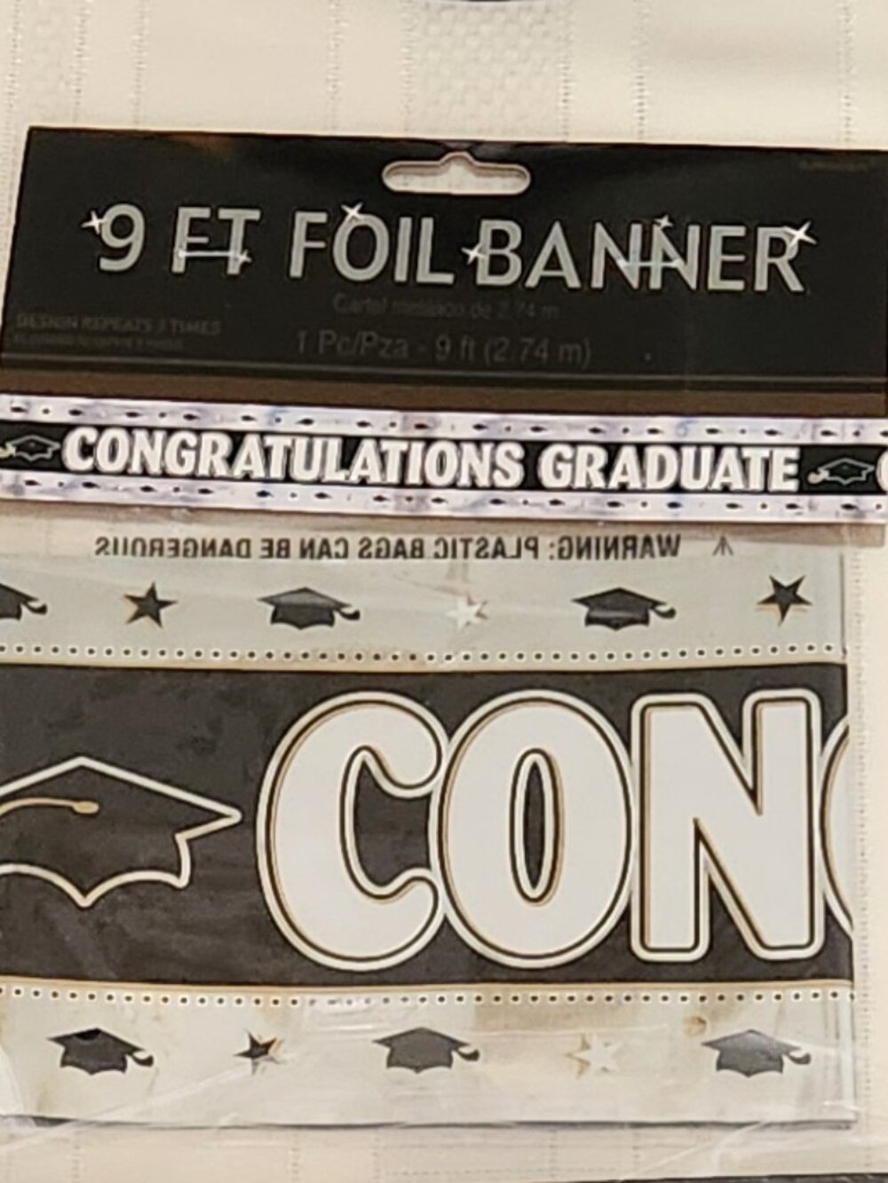 Foil Banner "Congratulations Graduate"